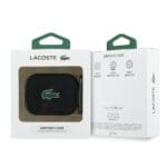 Lacoste Liquid Silicone Croc Logo Black Kryt AirPods Pro