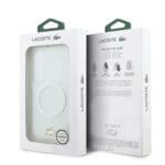 Lacoste PC/TPU Frosted Finish Gold Logo Magnetic White Kryt Samsung Galaxy S26