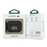 Lacoste Petit Pique Croc Logo Patch Black Kryt AirPods Pro