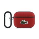 Lacoste Petit Pique Croc Logo Patch Red Kryt AirPods Pro