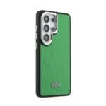Lacoste Petit Pique Metal Logo Magnetic Estragon Green Kryt Samsung Galaxy S26 Ultra
