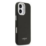 Lacoste PU Leather Champs Elysees MagSafe Black Kryt iPhone 17