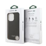 Lacoste PU Leather Champs Elysees MagSafe Black Kryt iPhone 17