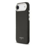 Lacoste PU Leather Champs Elysees MagSafe Black Kryt iPhone 17 Air