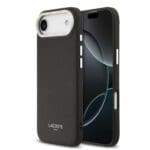 Lacoste PU Leather Champs Elysees MagSafe Black Kryt iPhone 17 Air