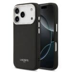 Lacoste PU Leather Champs Elysees MagSafe Black Kryt iPhone 17 Pro