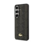 Lacoste PVC Blend Monogram Gold Logo Magnetic Brown Kryt Samsung Galaxy S26