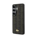 Lacoste PVC Blend Monogram Gold Logo Magnetic Brown Kryt Samsung Galaxy S26 Ultra