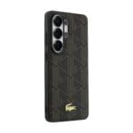 Lacoste PVC Blend Monogram Gold Logo Magnetic Brown Kryt Samsung Galaxy S26 Ultra