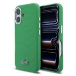 Lacoste PVC Iconic Petit Pique Metal Logo MagSafe Estragon Green Kryt iPhone 16