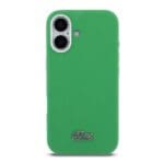 Lacoste PVC Iconic Petit Pique Metal Logo MagSafe Estragon Green Kryt iPhone 16