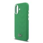 Lacoste PVC Iconic Petit Pique Metal Logo MagSafe Estragon Green Kryt iPhone 16