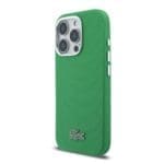 Lacoste PVC Iconic Petit Pique Metal Logo MagSafe Estragon Green Kryt iPhone 16 Pro