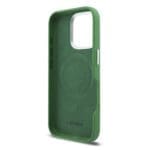 Lacoste PVC Iconic Petit Pique Metal Logo MagSafe Estragon Green Kryt iPhone 16 Pro Max