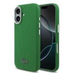 Lacoste PVC Iconic Petit Pique Metal Logo MagSafe Green Kryt iPhone 17