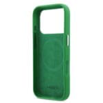 Lacoste PVC Iconic Petit Pique Metal Logo MagSafe Green Kryt iPhone 17 Pro