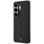Mercedes Laurel Leaves Vertical Stripes MagSafe Black Kryt Samsung Galaxy S26 Ultra