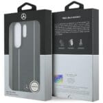 Mercedes Laurel Leaves Vertical Stripes MagSafe Black & White Kryt Samsung Galaxy S26 Ultra