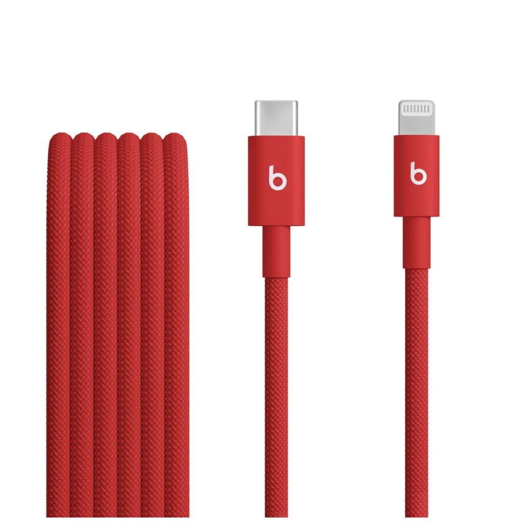 MFEH 4 ZM / A Apple Beats USB C / Lightning Data Cable 1.5 m Red