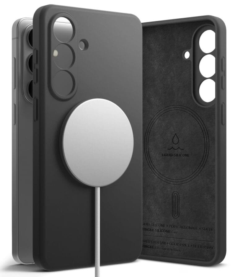 Ringke Silicone Magnetic MagSafe Black Kryt Samsung Galaxy S26 Plus