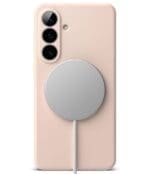 Ringke Silicone Magnetic MagSafe Pink Sand Kryt Samsung Galaxy S26