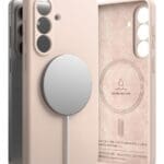 Ringke Silicone Magnetic MagSafe Pink Sand Kryt Samsung Galaxy S26 Plus