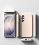 Ringke Silicone Magnetic MagSafe Pink Sand Kryt Samsung Galaxy S26 Plus