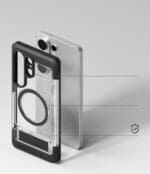 Ringke Ux Magnetic MagSafe Black/Clear Kryt Samsung Galaxy S26 Ultra