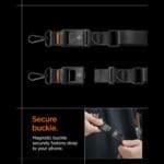 Spigen Da30M Universal Lanyard Strap Crossbody Black