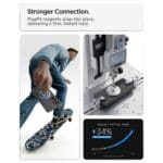 Spigen Liquid Air Mag MagSafe Marble Grey Kryt Samsung Galaxy S26 Plus