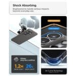 Spigen Liquid Air Mag MagSafe Marble Grey Kryt Samsung Galaxy S26 Ultra