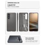 Spigen Liquid Air Marble Grey Kryt Samsung Galaxy S26