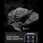 Spigen Lock Fit Samsung Galaxy Buds 4 / 4 Pro Matte Black