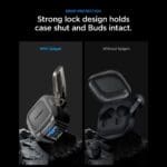 Spigen Lock Fit Samsung Galaxy Buds 4 / 4 Pro Matte Black