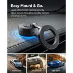 Spigen Mft36 Vacuumlock Magnetic MagSafe Dashboard Car Mount Black