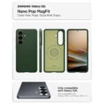 Spigen Nano Pop Mag MagSafe Avo Green Kryt Samsung Galaxy S26