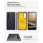 Spigen Nano Pop Mag MagSafe Blueberry Navy Kryt Samsung Galaxy S26