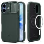 Spigen Optik Armor Mag MagSafe Abyss Green Kryt iPhone 17