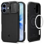 Spigen Optik Armor Mag MagSafe Black Kryt iPhone 17
