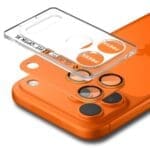 Spigen Optik Pro XL Glas.Tr ”Ez Fit” Camera Protector Orange iPhone 17 Pro
