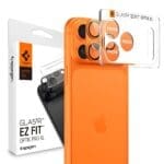 Spigen Optik Pro XL Glas.Tr ”Ez Fit” Camera Protector Orange iPhone 17 Pro