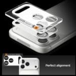 Spigen Optik Pro XL Glas.Tr ”Ez Fit” Camera Protector Silver iPhone 17 Pro