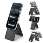 Spigen S314-2 Slim Fold Tripod MagSafe Universal Magnetic Card Holder Black