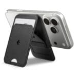 Spigen S314-3 Slim Fold Tripod MagSafe Universal Magnetic Card Holder Black