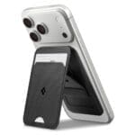 Spigen S314-3 Slim Fold Tripod MagSafe Universal Magnetic Card Holder Black