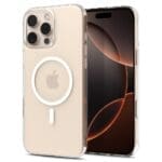 Spigen Thin Fit "T" Mag MagSafe Clear/White Kryt iPhone 16 Pro