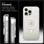 Spigen Thin Fit "T" Mag MagSafe Clear/White Kryt iPhone 16 Pro
