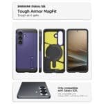 Spigen Tough Armor Mag MagSafe Ash Violet Kryt Samsung Galaxy S26