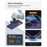 Spigen Tough Armor Mag MagSafe Ash Violet Kryt Samsung Galaxy S26 Plus