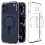Spigen Ultra Hybrid Mag MagSafe Clear/Deep Blue Kryt iPhone 17 Pro Max